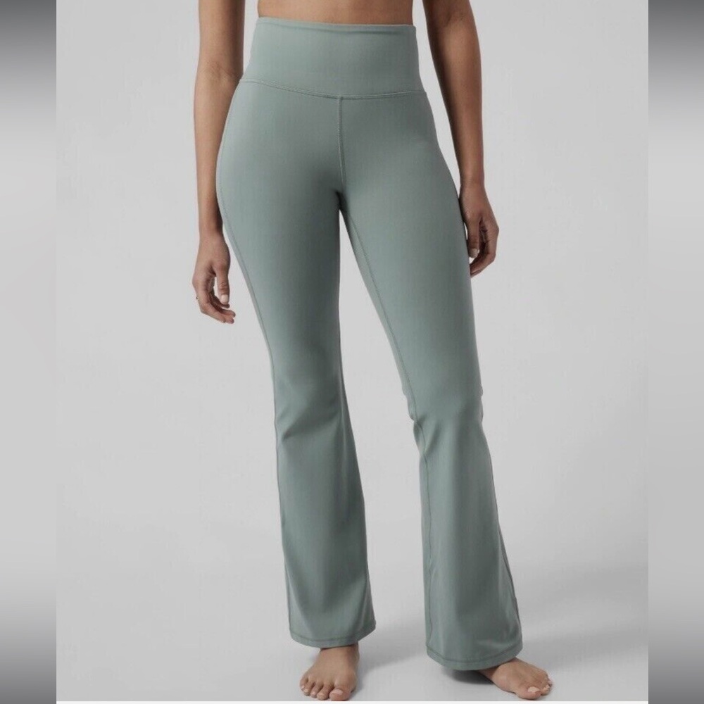 Athleta Elation Flare Pant Legging, Medium, Minimalistic Grey